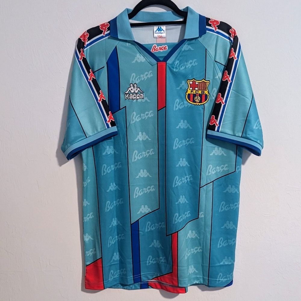 FC Barcelona Ronaldo 1996/97 Retro Jersey Away Blue